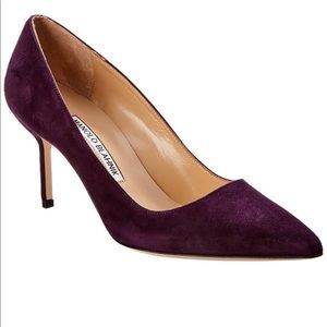 Manolo Blahnik BB 70 suede pumps authentic